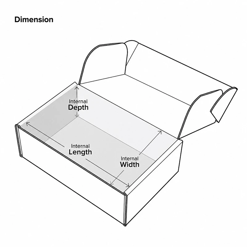 Corrugated Tuck-in Box With Rolled Edges high quality Corrugated Tuck-in Box With Rolled Edges high quality
