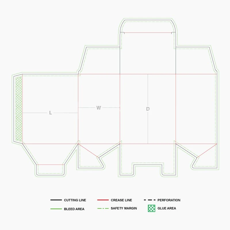 Lock Bottom Box With Tuck Top factory
